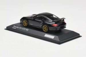 Porsche 911 997.2 GT2 RS Sort med Gyldne Fælge Minichamps 1:43 400069402 Metal — billede 3 af 4