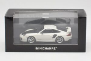 Porsche 911 997.2 GT2 RS Hvid med Sølvfælge Minichamps 1:43 400069405 Metal — billede 4 af 4