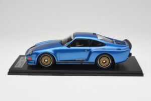 Porsche 911 930 Almeras Biturbo 3.3 Blå Kess 1:18 KE18005A Resin — billede 3 af 6