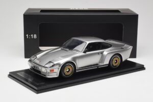 Porsche 911 930 Almeras Biturbo 3.3 Sølv Kess 1:18 KE18005B Resin — billede 6 af 6