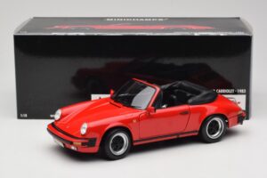 Porsche 911 SC Cabriolet Rød Minichamps 1:18 100063030 Metal — billede 8 af 8