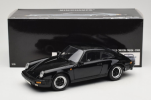 Porsche 911 Carrera 3.2 Sort Minichamps 1:18 100063060-R1 Metal — billede 8 af 8