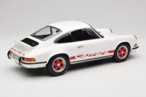 Porsche 911 Carrera RS 2.7 Grand Prix White With Red Norev 1:12 127514 Metal — billede 2 af 6