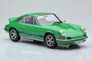Porsche 911 Carrera RS 2.7 Grøn Norev 1:18 187680 Metal — billede 4 af 6