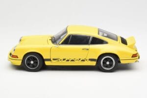 Porsche 911 Carrera RS 2.7 Gul AUTOart 1:18 78053 Metal — billede 4 af 8