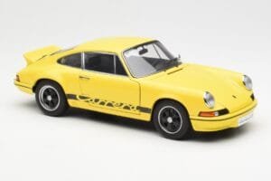 Porsche 911 Carrera RS 2.7 Gul AUTOart 1:18 78053 Metal — billede 6 af 8
