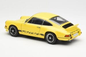 Porsche 911 Carrera RS 2.7 Gul AUTOart 1:18 78053 Metal — billede 7 af 8
