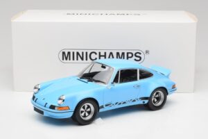 Porsche 911 Carrera RSR Blå & Sort Minichamps 1:18 107065021 Metal — billede 6 af 6