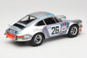Porsche 911 Carrera RSR Group 4 GT #26 Martini Racing H. Muller / G. van Lennep GT Class Winner 1000 km Dijon 1973 Minichamps — billede 2 af 6