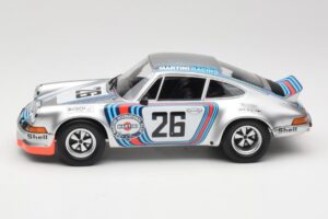 Porsche 911 Carrera RSR Group 4 GT #26 Martini Racing H. Muller / G. van Lennep GT Class Winner 1000 km Dijon 1973 Minichamps — billede 3 af 6