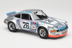 Porsche 911 Carrera RSR Group 4 GT #26 Martini Racing H. Muller / G. van Lennep GT Class Winner 1000 km Dijon 1973 Minichamps — billede 4 af 6
