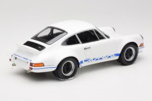 Porsche 911 Carrera RSR Group 4 GT Hvid & Blå 1973 Minichamps 1:18 107065020 Metal — billede 2 af 6