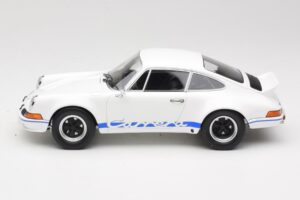 Porsche 911 Carrera RSR Group 4 GT Hvid & Blå 1973 Minichamps 1:18 107065020 Metal — billede 3 af 6
