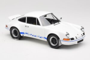 Porsche 911 Carrera RSR Group 4 GT Hvid & Blå 1973 Minichamps 1:18 107065020 Metal — billede 4 af 6
