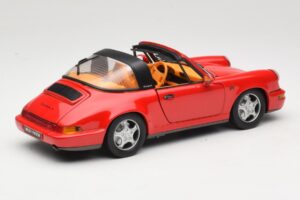 Porsche 911 Carrera Targa Rød Anson 1:18 3054 Metal — billede 3 af 8