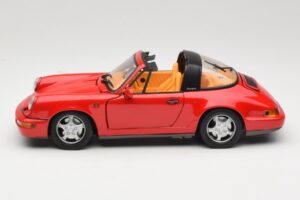 Porsche 911 Carrera Targa Rød Anson 1:18 3054 Metal — billede 4 af 8