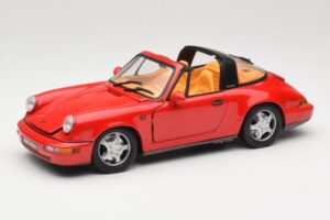 Porsche 911 Carrera Targa Rød Anson 1:18 3054 Metal