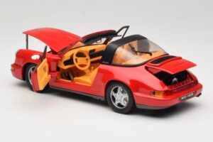 Porsche 911 Carrera Targa Rød Anson 1:18 3054 Metal — billede 5 af 8