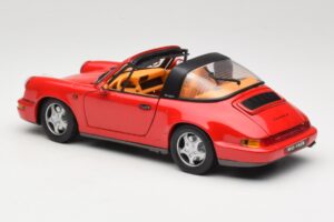 Porsche 911 Carrera Targa Rød Anson 1:18 3054 Metal — billede 7 af 8