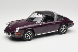 Porsche 911 E Targa Lilla Norev 1:18 187644 Metal — billede 2 af 7