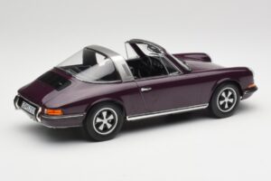Porsche 911 E Targa Lilla Norev 1:18 187644 Metal — billede 3 af 7