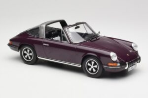 Porsche 911 E Targa Lilla Norev 1:18 187644 Metal — billede 5 af 7