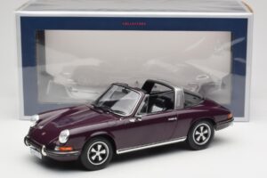 Porsche 911 E Targa Lilla Norev 1:18 187644 Metal — billede 7 af 7