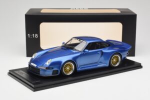 Porsche 911 993 Almeras GT1 Blå Kess 1:18 KE18004A Resin — billede 6 af 6