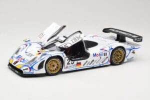Porsche 911 GT1 #25 Porsche AG U. Alzen / J. Muller / B. Wollek 24 Hours of Le Mans 1998 Maisto 1:18 56052 Metal — billede 2 af 8