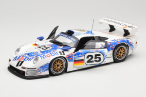 Porsche 911 GT1 #25 H. Stuck / T. Boutsen / B. Wollek 24 Hours of Le Mans 1996 UT Models 1:18 180966625 Metal — billede 2 af 8