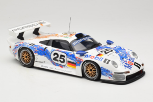 Porsche 911 GT1 #25 H. Stuck / T. Boutsen / B. Wollek 24 Hours of Le Mans 1996 UT Models 1:18 180966625 Metal — billede 6 af 8