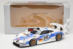 Porsche 911 GT1 #26 K. Wendlinger / Goody / Y. Dalmas 24 Hours of Le Mans 1996 UT Models 1:18 180966626 Metal — billede 8 af 8