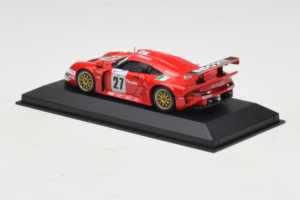 Porsche 911 GT1 #27 BMS Scuderia Italia 24 Hours of Le Mans 1997 Minichamps 1:43 430976627 Metal — billede 3 af 4