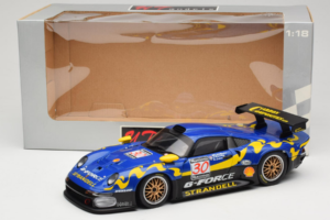 Porsche 911 GT1 #30 Wallinder / Greasley / Lister FIA GT Championship 1997 UT Models 1:18 39723 Metal — billede 8 af 8