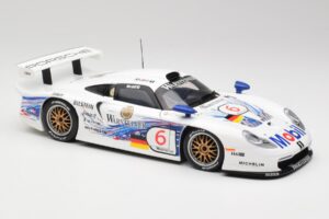 Porsche 911 GT1 #6 T. Boutsen / H-J. Stuck 1997 UT Models 1:18 39720 Metal — billede 6 af 8