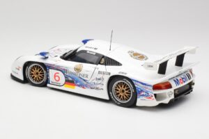 Porsche 911 GT1 #6 T. Boutsen / H-J. Stuck 1997 UT Models 1:18 39720 Metal — billede 7 af 8