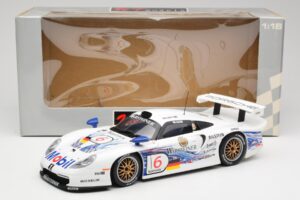 Porsche 911 GT1 #6 T. Boutsen / H-J. Stuck 1997 UT Models 1:18 39720 Metal — billede 8 af 8