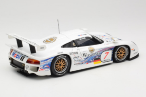 Porsche 911 GT1 #7 Y. Dalmas / R. Wollek FIA GT Championship 1997 UT Models 1:18 39721 Metal — billede 3 af 8