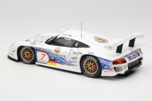 Porsche 911 GT1 #7 Y. Dalmas / R. Wollek FIA GT Championship 1997 UT Models 1:18 39721 Metal — billede 7 af 8
