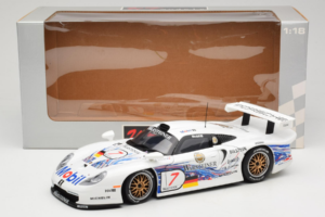 Porsche 911 GT1 #7 Y. Dalmas / R. Wollek FIA GT Championship 1997 UT Models 1:18 39721 Metal — billede 8 af 8