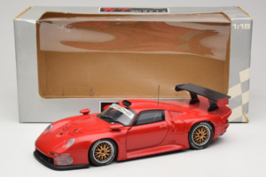 Porsche 911 GT1 Concept Rød UT Models 1:18 180966625-R1 Metal — billede 8 af 8