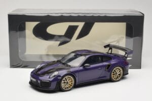 Porsche 911 GT2 RS 991.2 Ultraviolet GT Spirit 1:18 GT926 Resin — billede 6 af 6