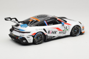 Porsche 911 GT3 Cup 992 #14 R. de Haan Oschersleben GP 2024 IXO 1:18 18RMC219 Metal — billede 2 af 6