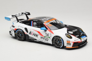 Porsche 911 GT3 Cup 992 #14 R. de Haan Oschersleben GP 2024 IXO 1:18 18RMC219 Metal — billede 4 af 6