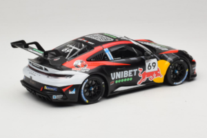 Porsche 911 GT3 Cup 992 #69 K. Rovanpera Zolder GP 2024 IXO 1:18 18RMC226 Metal — billede 2 af 6