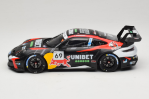 Porsche 911 GT3 Cup 992 #69 K. Rovanpera Zolder GP 2024 IXO 1:18 18RMC226 Metal — billede 3 af 6