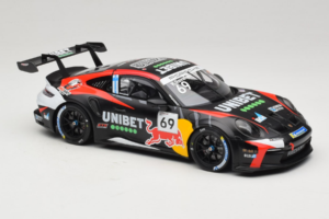 Porsche 911 GT3 Cup 992 #69 K. Rovanpera Zolder GP 2024 IXO 1:18 18RMC226 Metal — billede 4 af 6