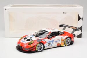 Porsche 911 GT3 R #31 Frikadelli Racing N. Siedler / M. Seefried 24 Hours Nürburgring 2018 Minichamps 1:18 153186931 Metal — billede 6 af 6