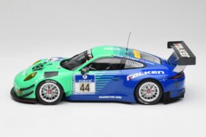 Porsche 911 GT3 R #44 Falken Motorsport W. Henzler / P. Dumbreck NBR 2016 Minichamps 1:18 155166044 Metal — billede 3 af 6