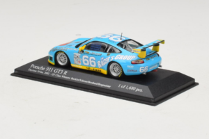 Porsche 911 GT3 R #66 Buckler / Schrom 24 Hours of Daytona 2002 Minichamps 1:43 400026966 Metal — billede 3 af 4